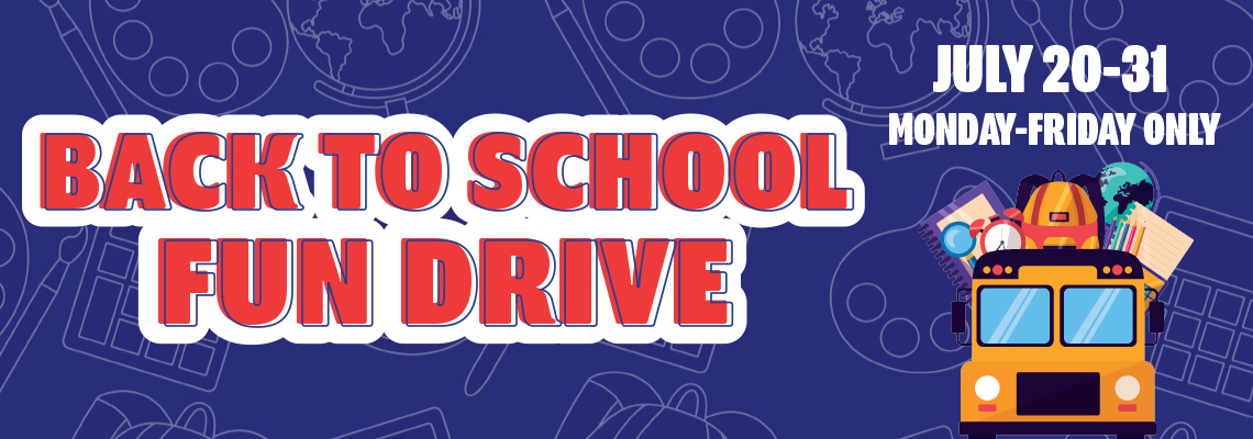 FFC Back to School Fun Drive 2026 HP Banner