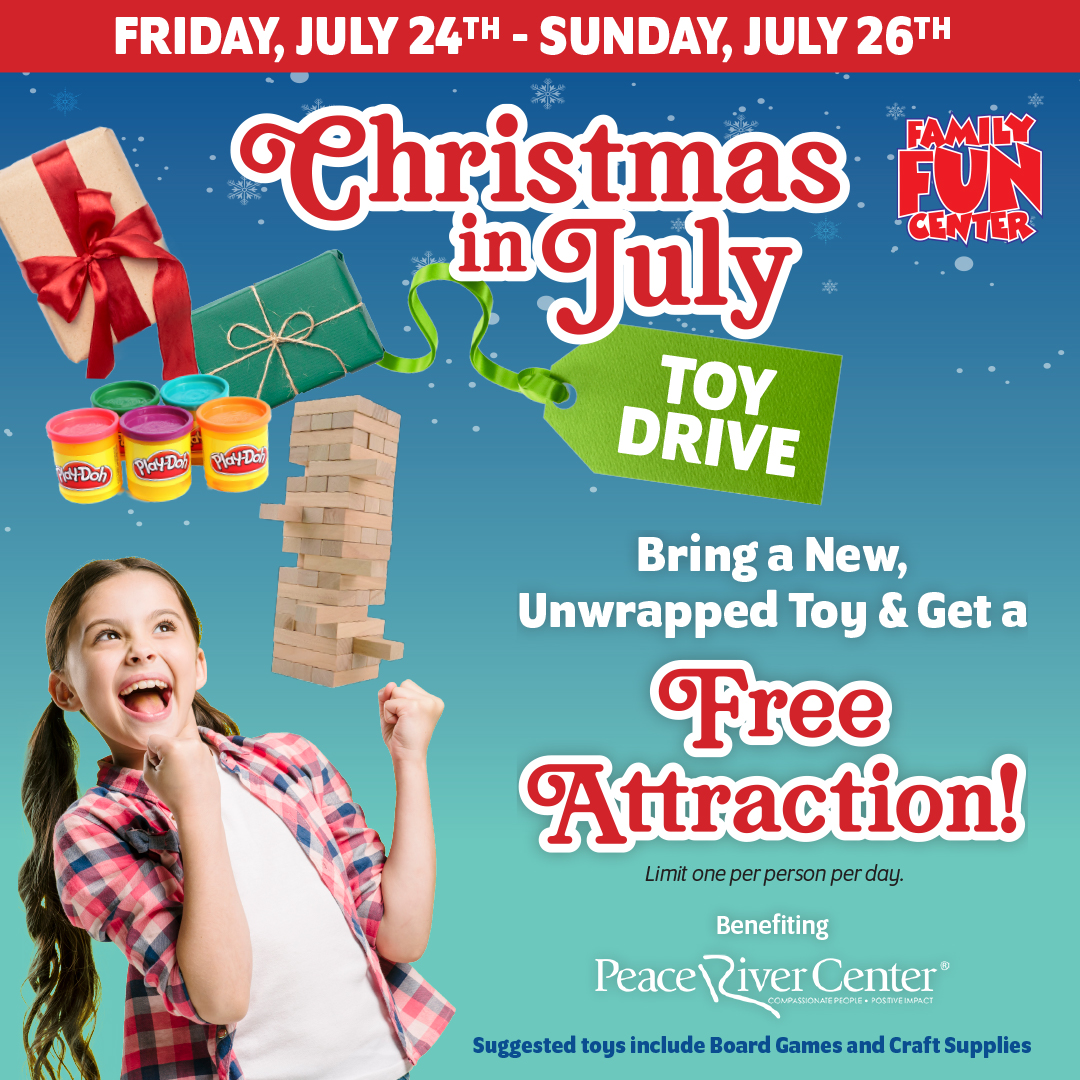 A Special Toy Drive for Christmas in July